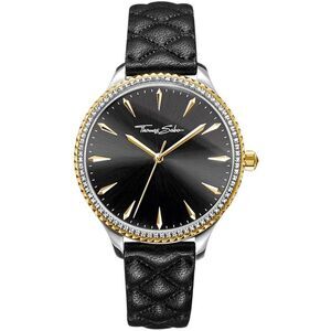 Thomas Sabo Black Leather Dress Women's Watch